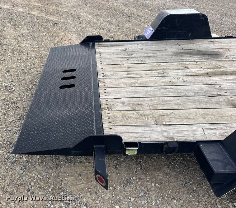 image for item ER0253 2015 B-B TRAILER tilt deck equipment trailer