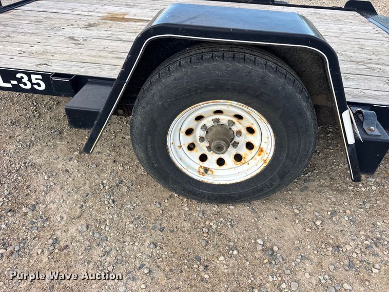 image for item ER0253 2015 B-B TRAILER tilt deck equipment trailer