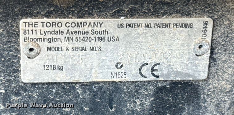 image for item ER0260 2007 Toro Groundsmaster 7200 with Polar Trac system