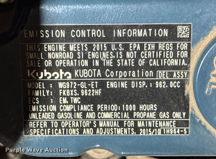 image for item ER0266 Tennant S20 sweeper