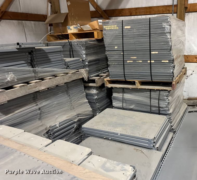 image for item ER0289 (10) pallets of metal shelving