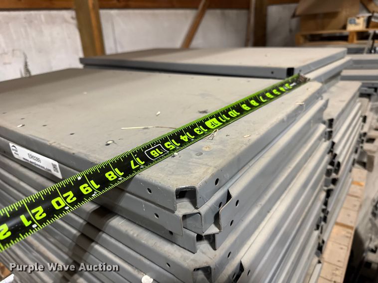 image for item ER0289 (10) pallets of metal shelving