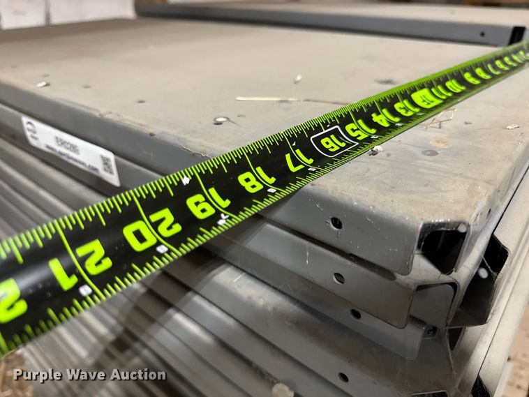 image for item ER0289 (10) pallets of metal shelving