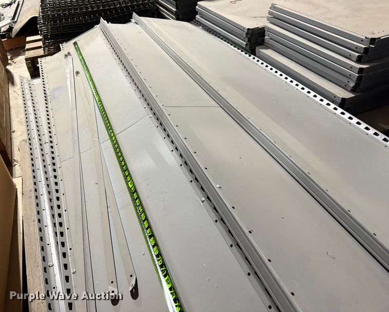image for item ER0289 (10) pallets of metal shelving