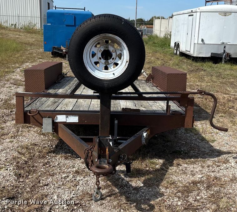 image for item ET4657 1997 MAC-LANDER Flatbed equipment trailer