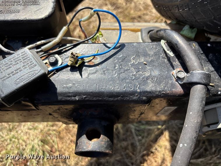 image for item ET4658 1989 Utility Trailer utility trailer