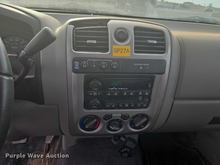 image for item ET5261 2008 Chevrolet Colorado pickup truck