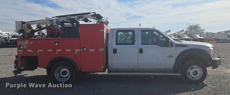 image for item ET5263 2012 Ford F550 Super Duty Crew Cab utility / service truck