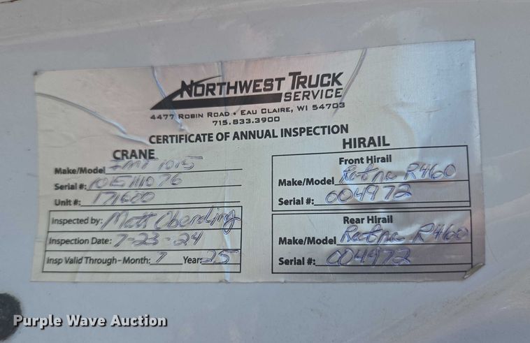 image for item ET5263 2012 Ford F550 Super Duty Crew Cab utility / service truck