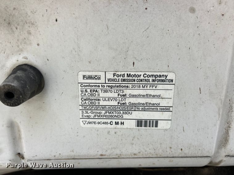 image for item ET6577 2018 Ford F150 XL pickup truck