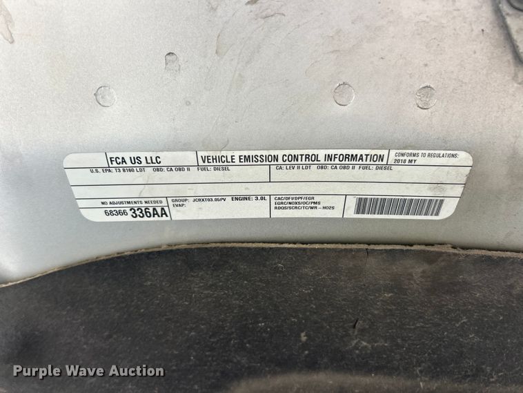 image for item ET6578 2018 RAM 1500 Crew Cab pickup truck