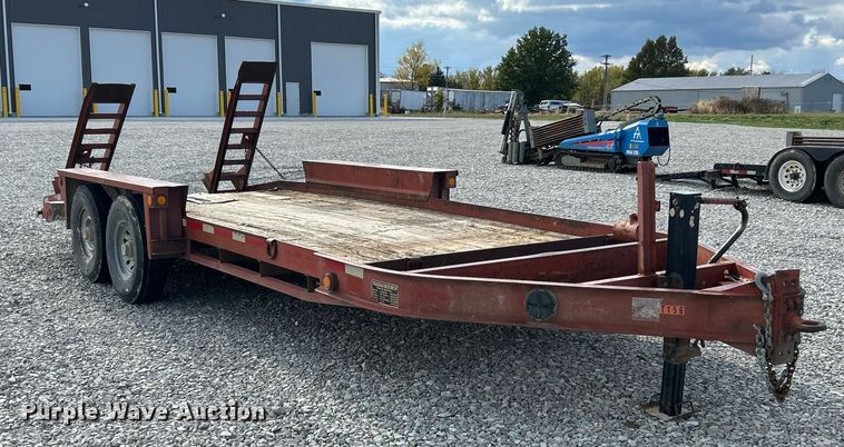 image for item ET6582 2007 Belshe WB14 equipment trailer