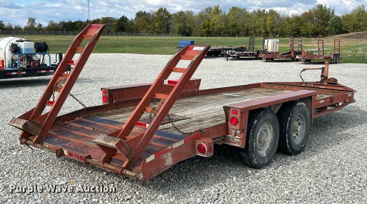 image for item ET6582 2007 Belshe WB14 equipment trailer