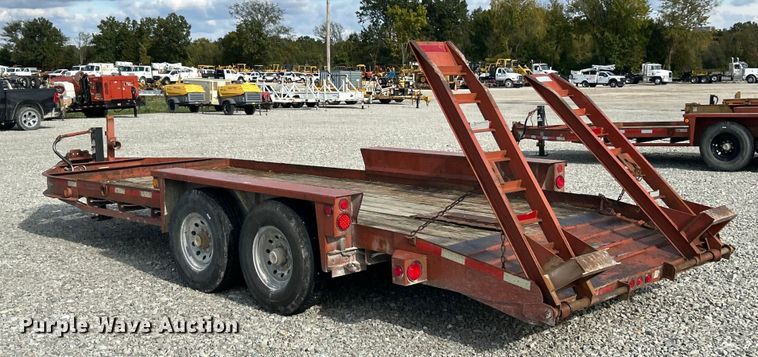 image for item ET6582 2007 Belshe WB14 equipment trailer