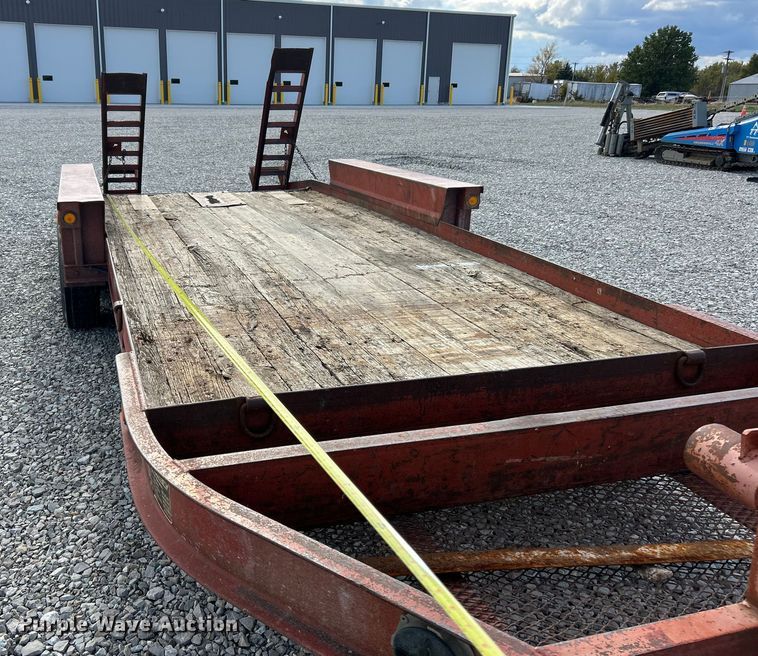 image for item ET6582 2007 Belshe WB14 equipment trailer