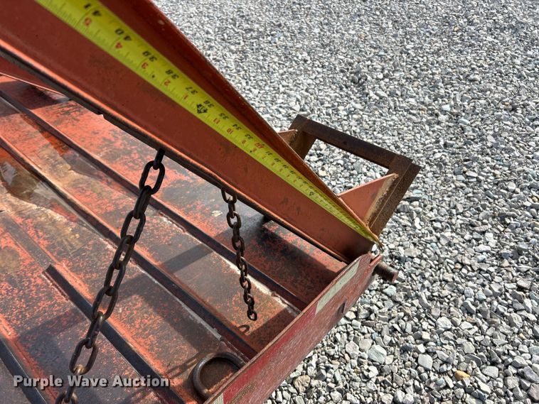 image for item ET6582 2007 Belshe WB14 equipment trailer