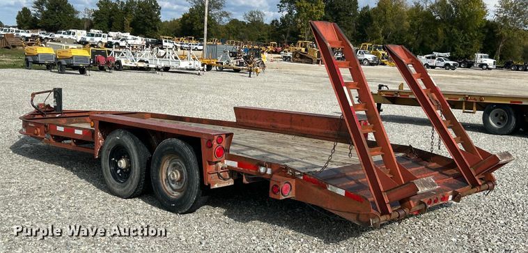 image for item ET6583 2007 Belshe WB14 equipment trailer