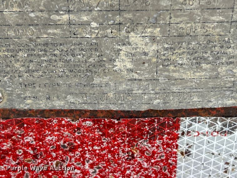 image for item ET6583 2007 Belshe WB14 equipment trailer