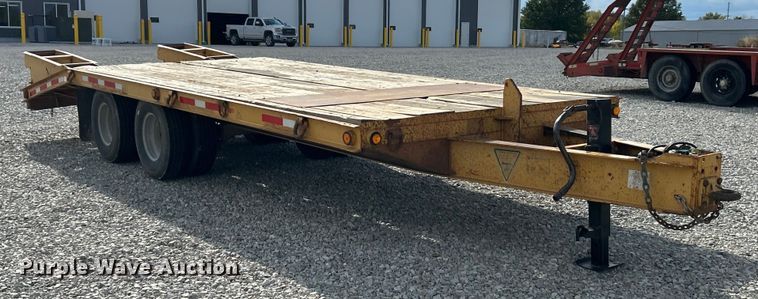 image for item ET6584 2002 Belshe DT-22 equipment trailer
