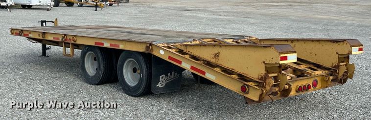 image for item ET6584 2002 Belshe DT-22 equipment trailer