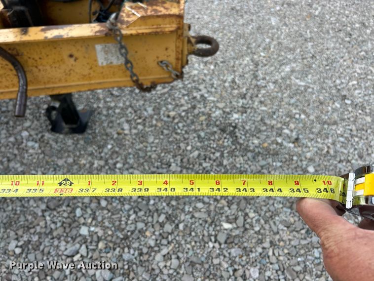 image for item ET6584 2002 Belshe DT-22 equipment trailer