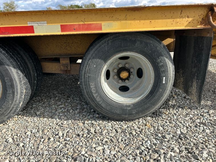 image for item ET6584 2002 Belshe DT-22 equipment trailer