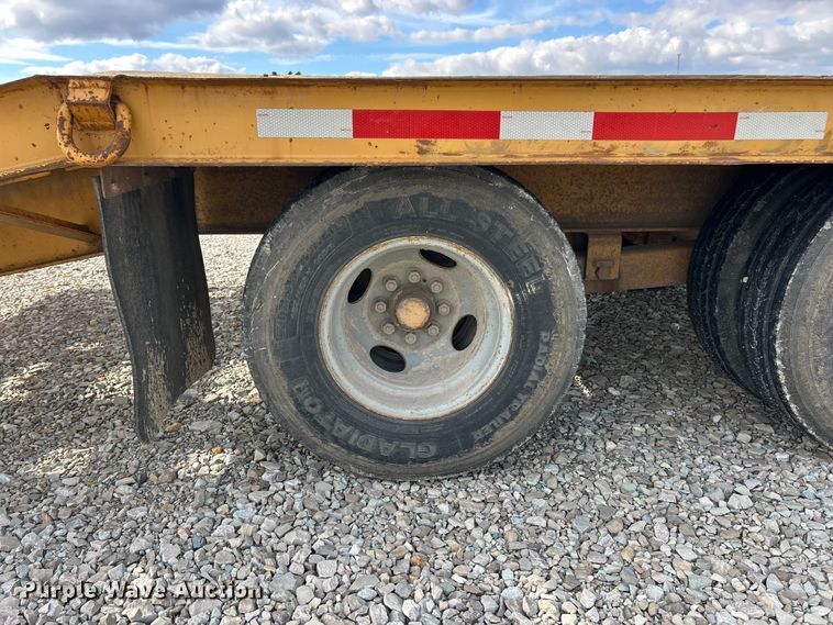image for item ET6584 2002 Belshe DT-22 equipment trailer