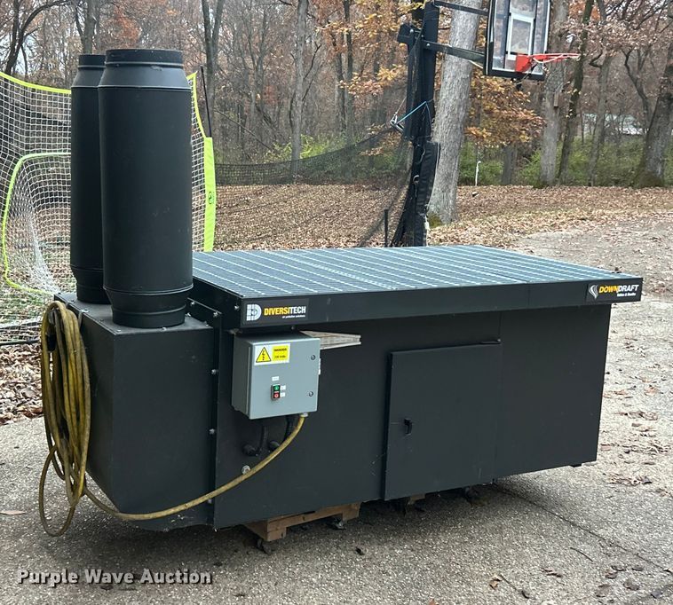 image for item ET6675 Diversitech DD 3x6 downdraft table