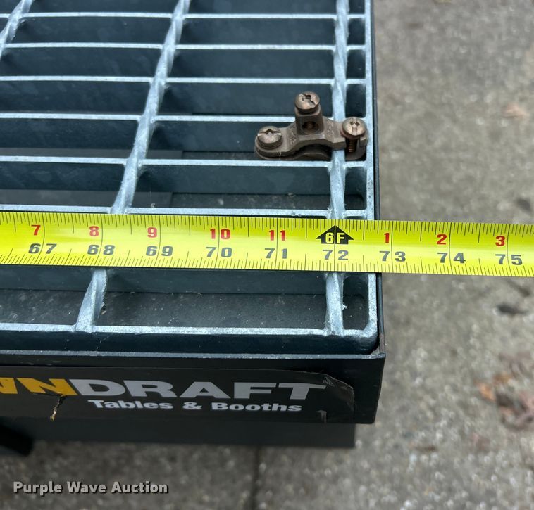 image for item ET6675 Diversitech DD 3x6 downdraft table