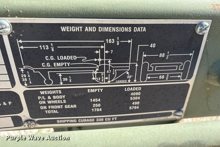 image for item ET7311 2009 Utility Tool & Trailer M103A3 utility trailer