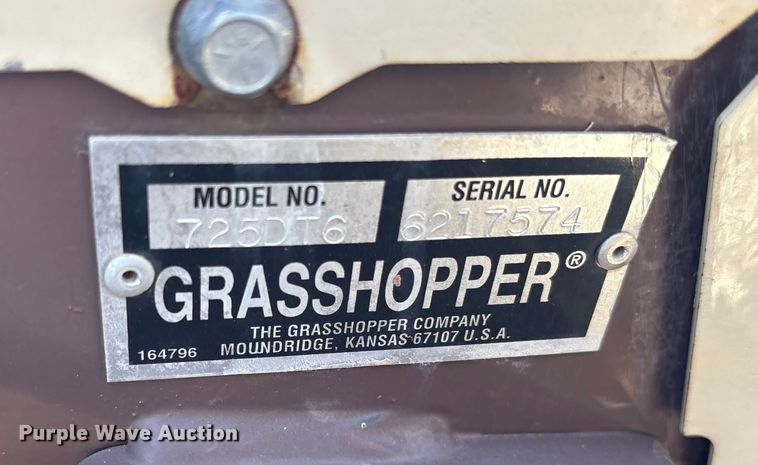 image for item ET7313 Grasshopper 725DT6 ZTR lawn mower