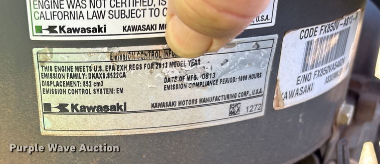 image for item ET7314 2013 John Deere Z950R ZTR ZTR lawn mower