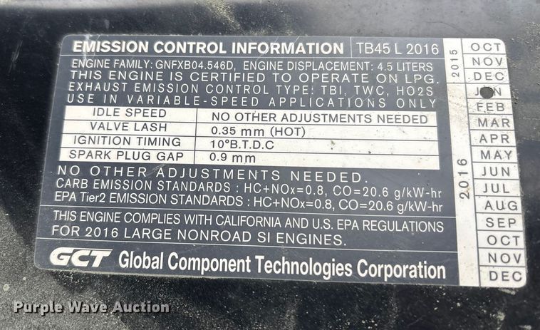 image for item ET8605 2015 Nissan PF80YLP forklift