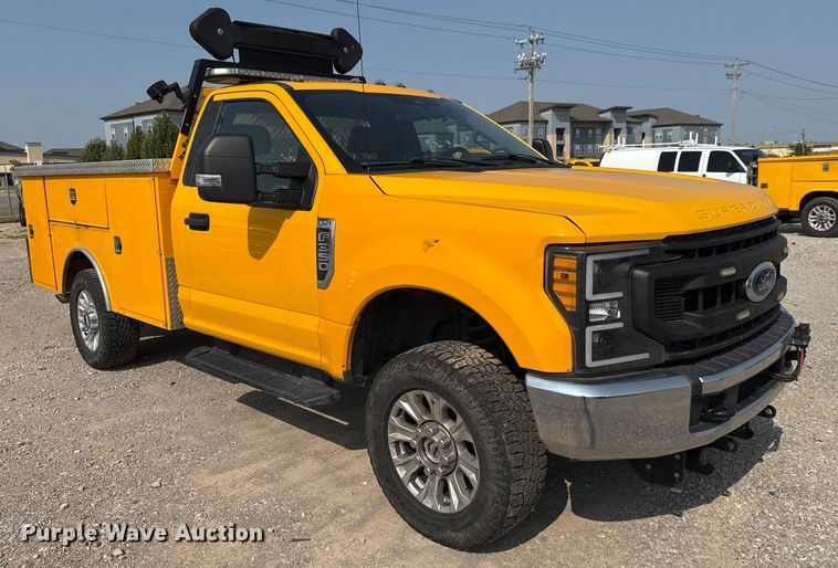 image for item EU2228 2020 Ford F350 Super Duty utility bed pickup truck
