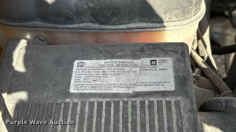 image for item EU5067 2018 Chevrolet Silverado 3500HD utility bed pickup truck