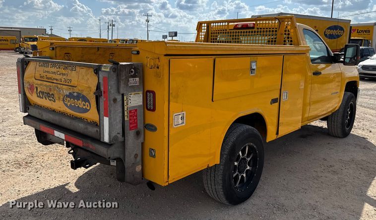 image for item EU5068 2018 Chevrolet Silverado 3500HD utility bed pickup truck