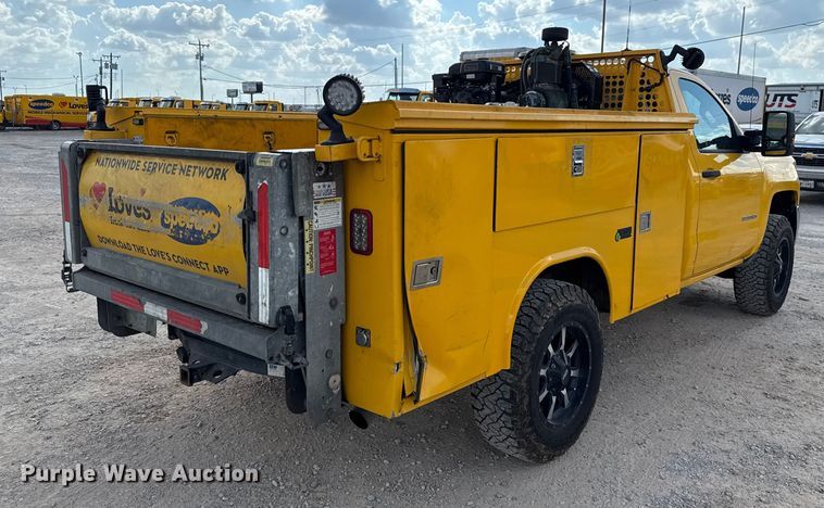 image for item EU5070 2018 Chevrolet Silverado 3500HD utility bed pickup truck