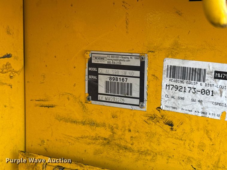 image for item EU5070 2018 Chevrolet Silverado 3500HD utility bed pickup truck