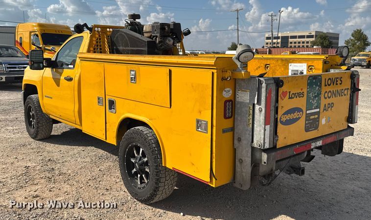 image for item EU5072 2018 Chevrolet Silverado 3500HD utility bed pickup truck