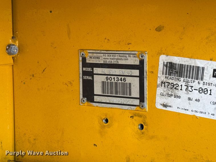 image for item EU5072 2018 Chevrolet Silverado 3500HD utility bed pickup truck