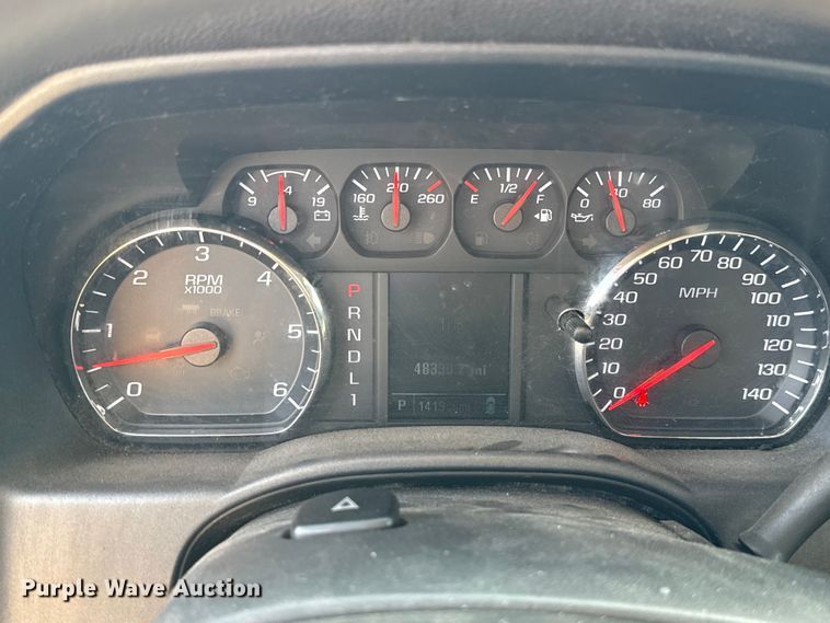 image for item EU5072 2018 Chevrolet Silverado 3500HD utility bed pickup truck