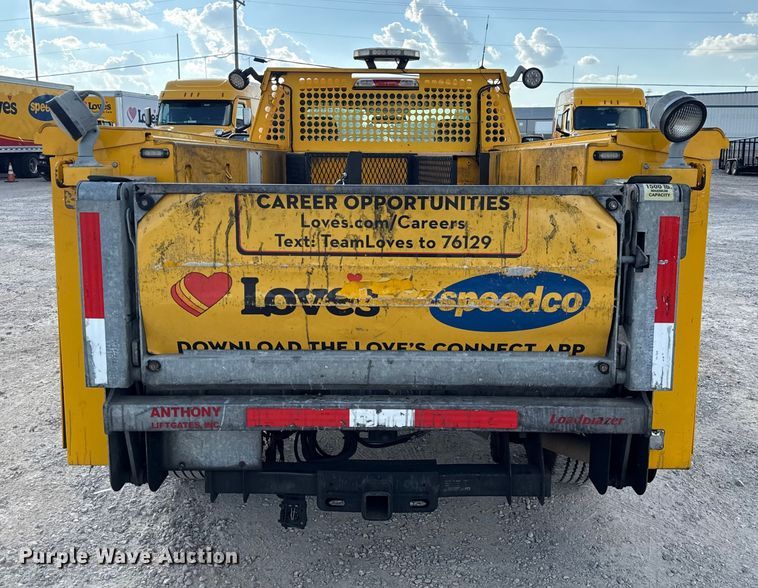 image for item EU5074 2018 Ford F350 Super Duty utility bed pickup truck