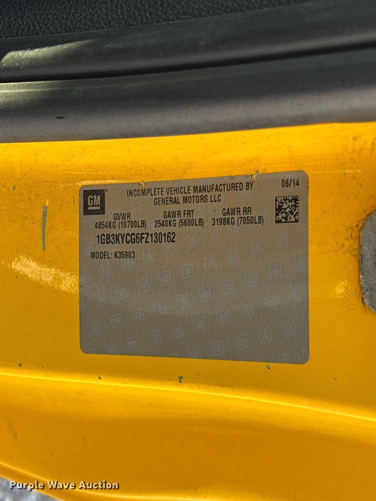 image for item EU5075 2015 Chevrolet Silverado 3500HD utility bed pickup truck