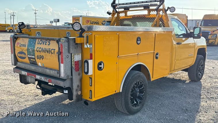 image for item EU5077 2018 Chevrolet Silverado 3500HD utility bed pickup truck