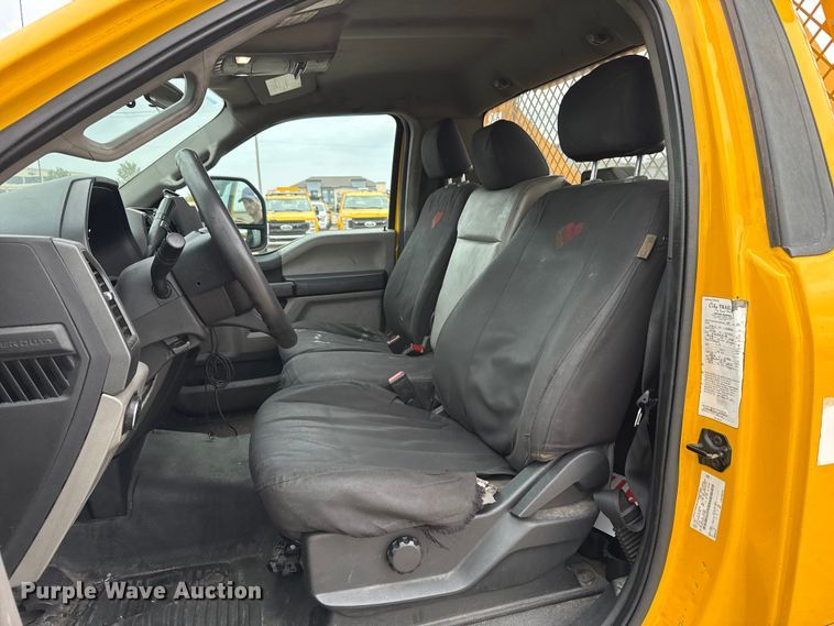 image for item EU5196 2020 Ford F350 Super Duty XL utility bed pickup truck