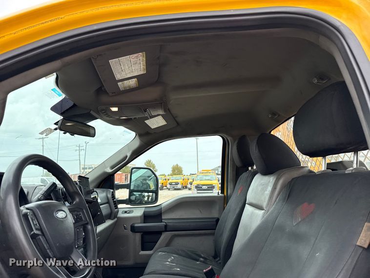 image for item EU5196 2020 Ford F350 Super Duty XL utility bed pickup truck