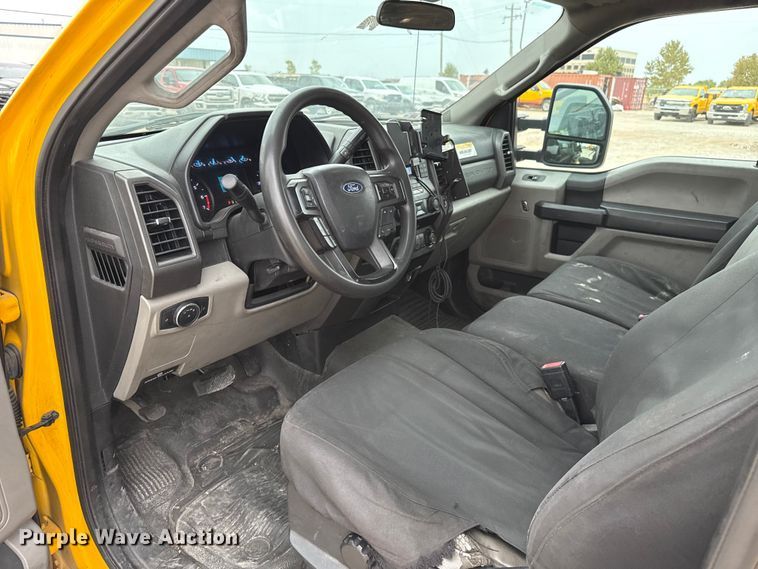 image for item EU5196 2020 Ford F350 Super Duty XL utility bed pickup truck