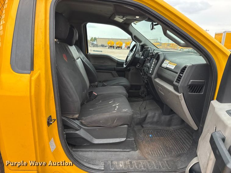 image for item EU5196 2020 Ford F350 Super Duty XL utility bed pickup truck