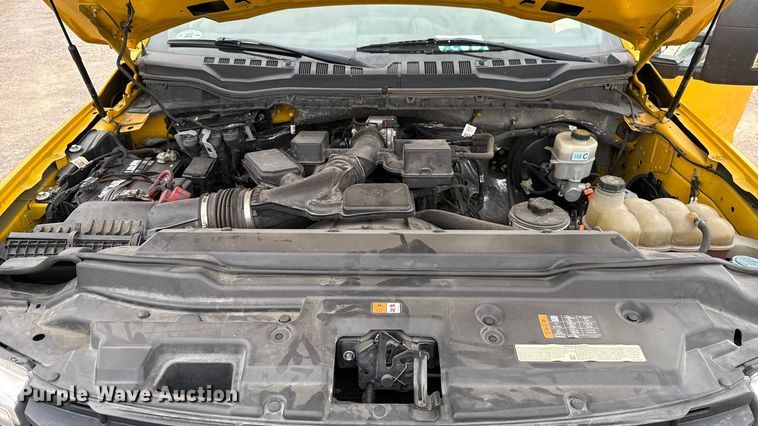 image for item EU5196 2020 Ford F350 Super Duty XL utility bed pickup truck