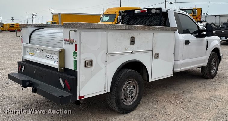 image for item EU5197 2019 Ford F250 Super Duty XL utility bed pickup truck